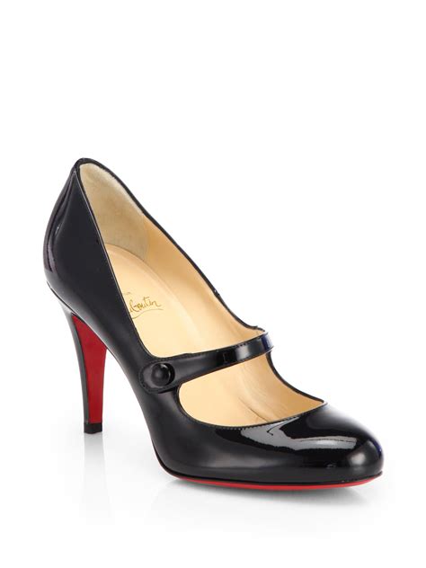 christian louboutin mary janes black.